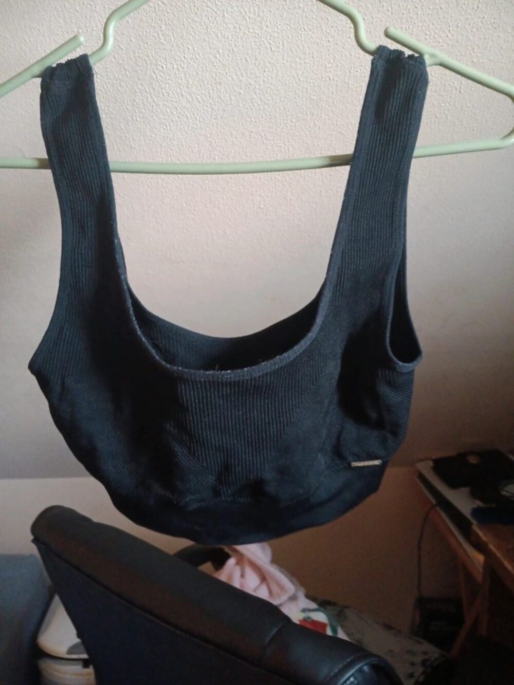 stretchy black sports bra by vince camuto workout activewear